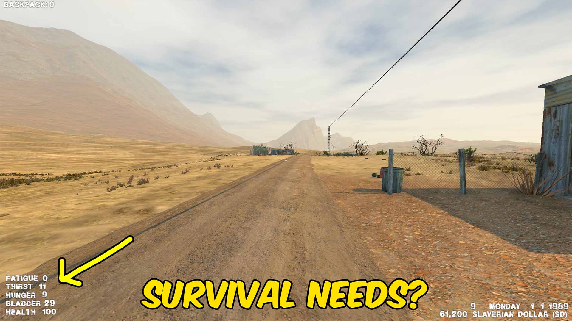 The Slaverian Trucker — No Survival Needs